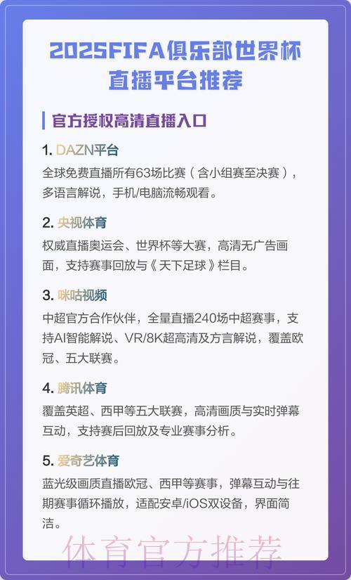 世界杯高清直播最佳平台精选推荐